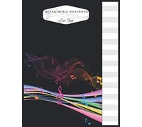 Blank Music Notebook Wide Staff: Gradual Music Notes Music Writing Notebook For Kids Girls Men Or Women And Teacher Blank Sheet With Wide Staff Paper For Writing Manuscripts Marble Size 8.5inch X 11in