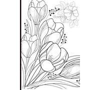 Blank notebook Sketchbook flower: 120 Pages, Minimalist Journal for Notes and Sketches