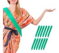 Blank Satin Sashes,Echarpe Miss Personnalisable,Écharpe Anniversaire,12 Echarpe Miss Personnalisable,Écharpe Anniversaire,Echarpe 18 Ans Anniversaire Fille,Couronne Anniversaire Echarpe,Vert Menthe