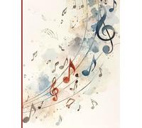 Blank Score Sheet Music Manuscript Composition Book 110 Pages: Gift For Musicians Composers and Students