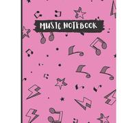 Blank Sheet Music Composition Manuscript Staff Paper Art Music Notebook Black 100 Pages: Standard Wirebound Manuscript Paper (Music Note Book)