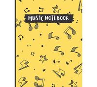 Blank Sheet Music Composition Manuscript Staff Paper Art Music Notebook Standard Wirebound Manuscript: Wide Staff Music Writing Notebook For Kids (Blank Sheet Music Notebook Wide Staff Blank Manusc