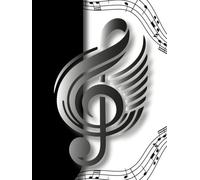 Blank Sheet Music: Libro de Partituras en Blanco para Estudiantes y Músicos