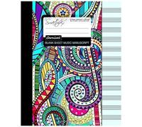 Blank Sheet Music: Manuscript Or Staff Paper For Musicians (A Large Book Bound Notebook With 100 Pages And 12 Staves Per Page From Our Carnival Range) (Music Manuscript Paper)