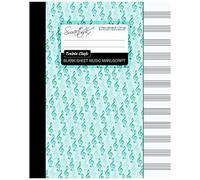 Blank Sheet Music: Manuscript Or Staff Paper For Musicians (A Large Book Bound Notebook With 100 Pages And 12 Staves Per Pg From Our Treble Clefs Range) (Music Manuscript Paper)