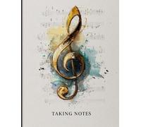 Blank Sheet Music & Music Composition Notebook for Piano: 200 Pages Total - 100 Pages of Wide Staff Blank Sheet Music (5 Staves per Page) + 100 ... Theory, Songwriting & Musical Composition