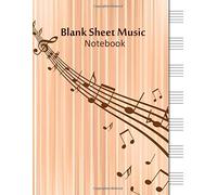 Blank Sheet Music Notebook: 100 Pages Of Lined, Size 8.5"X11" - 13 Staves Per Page With Thin Lines, Includes A Circle Of Fifths For Quick Reference