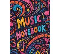 Blank Sheet Music Notebook: Music Manuscript Paper, White Blank Sheet Music, Notebook for Musicians, 12 Staff Paper, Music Composition Book, Christmas motif on the cover