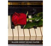 Blank Sheet Music Paper: Music Writing Book Standard Manuscript Paper And Notebook For Musicians Vintage Piano Cover Composition Books