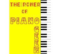 Blank Sheet Piano Music Notebook Kids: The Power Of Piano Geek