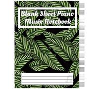 Blank Sheet Piano Music Notebook: My First Piano Adventure For Dummies