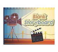 Blank Storyboard Notebook: Storyboard Sketchbook Pad Template Panel Pages For Storytelling & Layouts - Illustration Template Book With Panels - Storyboard Paper - 8.25" X 6" 220 Pages
