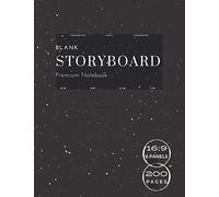 Blank Storyboard Notebook: Storyboard Sketchbook Storyboarding Essentials For Film Studies, Story Plotting, Brainstorming And Organisation .6x16:9 Template Panels In 8.5"X11" Format.