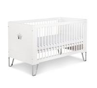 BLANKA Lit bébé évolutif convertible en lit enfant 140X70 Blanc
