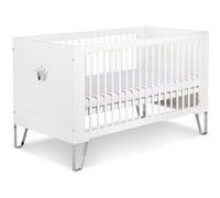 BLANKA Lit bébé évolutif convertible en lit enfant 140X70 Blanc Blanc G