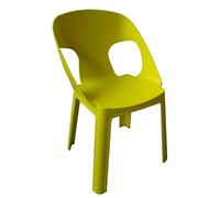 Blanke Design Rita Chaise en polypropylène avec Renfort en Fibre de Verre Vert Citron 40 x 37,5 x 58 cm