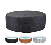 Blanket - 208x70 cm Soft Pongee Cotton Multi Layer Construction Windproof Durable Thermal Lock Structure, Circular Water Cover | Heat Preservation Shield Solution Perfect Outdoor Spa Facility