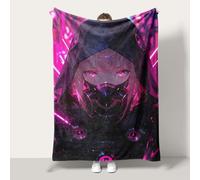 Blanket Waifu Soft and Comfortable Wool Fleece Throw Blankets for Sofa Office Car Camping Yoga Travel Home Decoration Cozy Plush Beach Gift