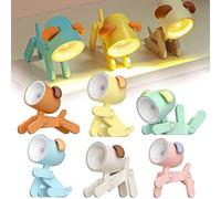 Blanketswarm Lot de 6 veilleuses LED en forme d'animal mignon pour enfants, chambre d'étudiant, bureau, crèche, cadeaux de Noël (assorti/chien)