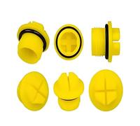 Blanking Caps mâle Arrêt d'arrêt du radiateur Radiateur Compression Pipe de tuyau compression Capuche pour lavage Valve la machine Stop Ends avec laveuses 100 pièces M14x1.5