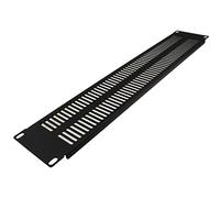 Blanking Plaque Extra Vented 2U pour Comms Données Schrank Rack 19 inch Noir [2U Extra Vented]