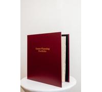 [BLANKNYC] Red Estate Classeur de planification avec pochette et 11 onglets Capacité 200 pages