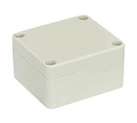 Blanko Boîtier modulaire universel en plastique ABS avec couvercle, boîtier multi-usages avec points de montage pour circuits imprimés, classe de protection IP 65, L x l x H 64 x 58 x 35 mm, gris