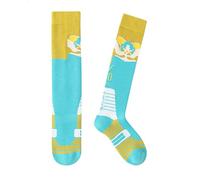 blanksocks chaussettes de ski amusantes pour femmes/fille - chaussettes colorées avec des motifs fantaisie pour activités en plein air - conçues par des artistes