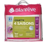 BLANREVE Couette 4 saisons - 140 x 200 cm - Blanc blanc G