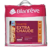 Couette en microfibre extra chaude - 240 x 260 cm - Blanc