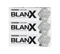 BlanX Dentifrice blanchissant 75 ml x 3 avec lichen islandais 100 % naturel, effet bactériostatique, anti-taches et taches, dentifrice pour renforcer l'émail, respectueux des végétaliens