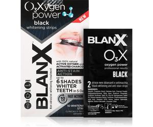BlanX Oxygen Power Whitening Black Strips bandes blanchissantes pour les dents 10 pcs