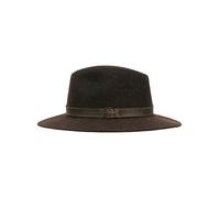 Blaser Chapeau de chasse en laine marron imperméable 100 % laine vierge pour chasseur avec bandeau en cuir, Braun, 58