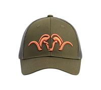 Blaser HunTec Casquette Trucker - Pour l'extérieur et la chasse - Camouflage - Vert olive - Réglable - Couleur : vert, vert