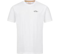 Blaser T-shirt Argali Badge T 26 pour homme avec patch logo 3D et mélange de coton et de polyester, facile d'entretien et séchage rapide, Blanc., XL