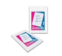 Blasetti Fogli protocollo 21x29.7cm 4M bloc-notes Multicolore - Blocs-notes (Multicolore, 60 g, 210 mm, 297 mm, 20 pièce(s))