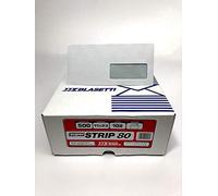 Blasetti Lot de 500 enveloppes autocollantes 11 x 23 cm (avec fenêtre)