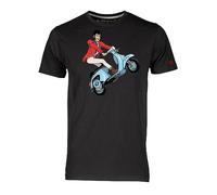 Blasfemus T-Shirt Homme Vespa Special Dessins Animés Années 80 Manga, Noir , Large