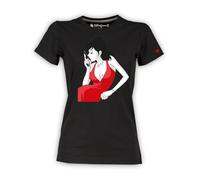 Blasfemus T-shirt Margot fujiko Dessins Animés Années 80, Femme, Noir , Medium
