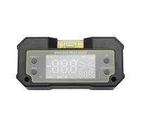 BLASHRD 1 Pièce Inclinomètre de Niveau Bluetooth Rapporteur Numérique Double Règle D'Angle de Mesure Boîte de Niveau Magnétique Rechargeable Biax Noir