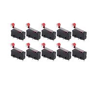 BLASHRD 10Pcs Commutateur De Limite Ouverture Fermeture De Bras De Levier Micro-Rouleau Micro-Commutateur Kw12-3 PCB