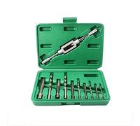 BLASHRD 11 PièCes Ensemble D'Extracteur de Vis Endommagé Enlever les Vis DéNudéEs ou CasséEs Fixation de Boulon Sortie Facile avec le Foret Ennuyeux de la Main Droite 3-10Mm