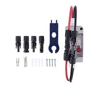 BLASHRD 1Set 32A PV Photovoltaïque DC Interrupteur D'Isolation 500V Extérieur Étanche Solaire Bus Charge Commutation Air Commutateur Panneau Solaire Solaire Combiner Boîte