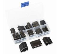 BLASHRD 24 PièCes Matrices de Coupe en Cuir Ensemble Trou Creux PoinçOn Coupeur Bricolage Kit D'Outils Court Ceinture en Cuir Outil de Forage Ovale Rond Carré