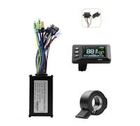 BLASHRD 36V 48V 15A Contrôleur Brushless GD02 avec Affichage LCD et Kit Gaz pour Trottinette Électrique et Vélo Électrique