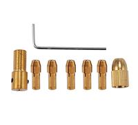 BLASHRD 8Pcs 0,5-3Mm Foret éLectrique Collet Mini Twist Chuck Tool Kit