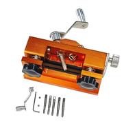 BLASHRD Affûteuse de Tronçonneuse en Alliage D'Aluminium de Gabarit D'Affûtage de Tronçonneuse Portable avec Outil D'Affûtage de Perceuse de Scie à Chaîne de Broyeur Facile à Remplacer