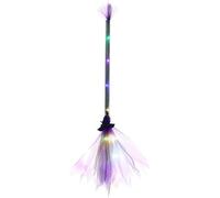 BLASHRD Balai de SorcièRe à LED pour Halloween, RéGlable et, pour FêTe, Cosplay, DéCoration Lumineuse à LED