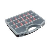 BLASHRD Boîte de Pièces en Plastique Portable Boîte à Outils Électroniques Boîte de Rangement Du Matériel