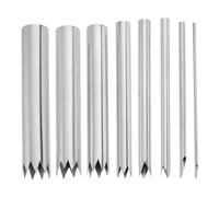 BLASHRD Ensemble de 8 Outils de Sculpture en Argile de Poterie en Céramique D'Argent pour la Poterie Fournitures de Céramique Outil de Poinçonnage de Trou pour Sculpture en Poterie